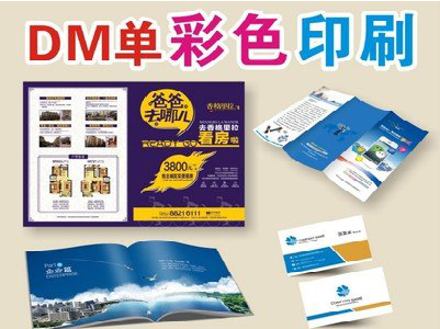 长垣单页印刷，色彩搭配简单。