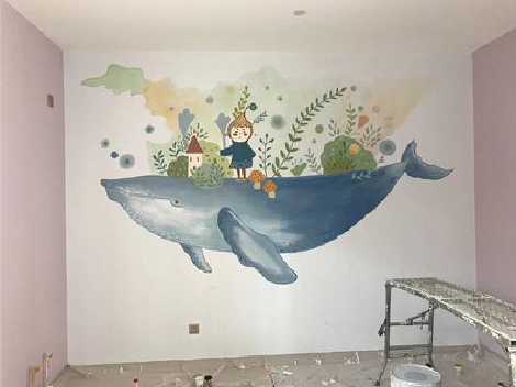 长垣手绘墙的特点及优势。