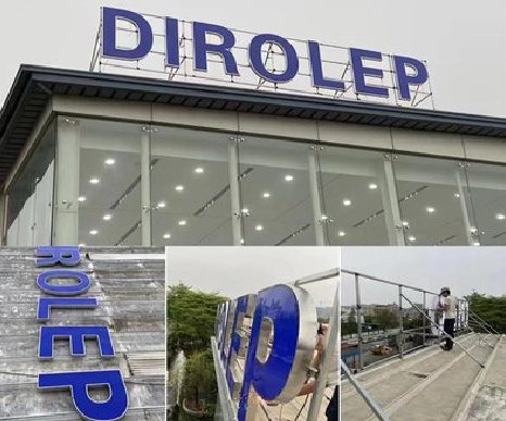 长垣楼顶发光字安装的注意事项。